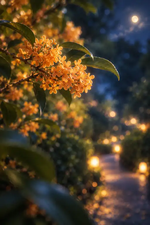 Golden Pathway of Osmanthus Scents