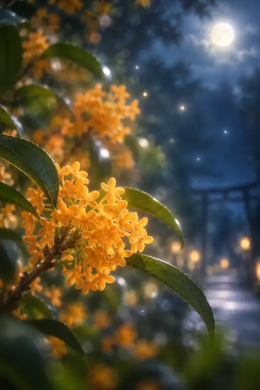 Sacred Osmanthus under the Autumn Moon
