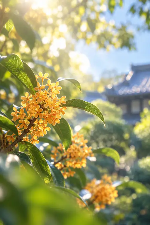 Temple Breeze and Golden Osmanthus