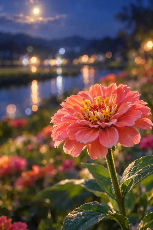 Night Glow Along the Shore