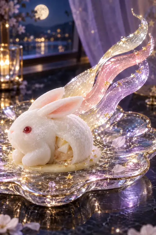 Aurora Dreams of the Moonlit Rabbit