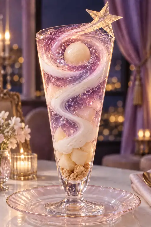 Milky Way in a Slender Glass