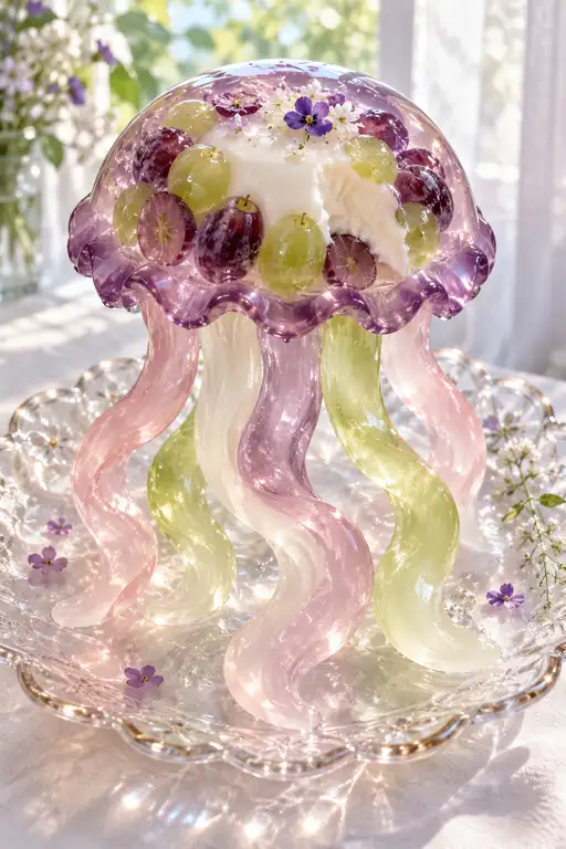 Luminescent Jellyfish of the Crystal Sea