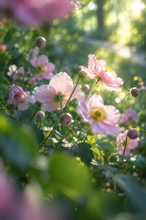 Evening Glow upon Anemone