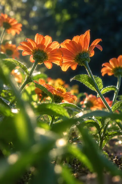 Twin Blossoms Reaching for the Sun