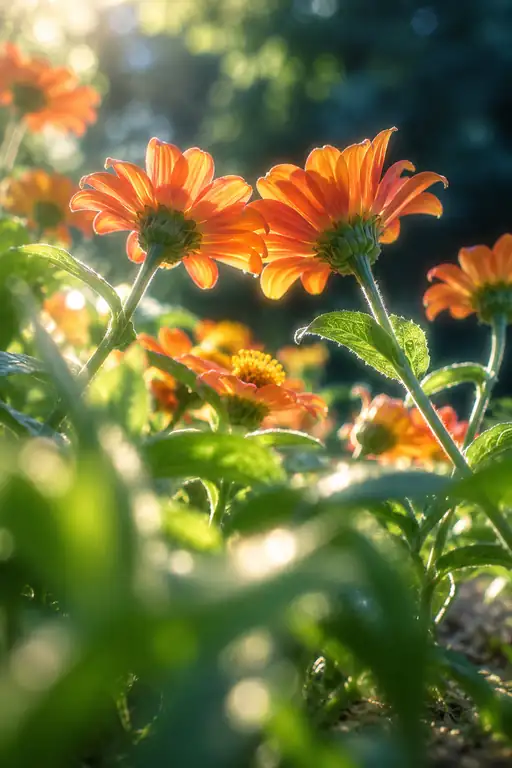 Amber Radiance in the Grass