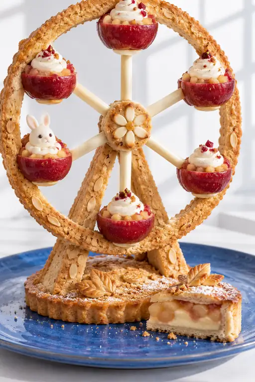 Apple Ferris Wheel and the Little Bunny