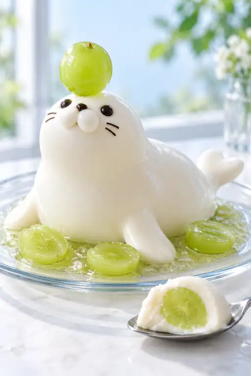 Seal with Emerald Muscat Pearl