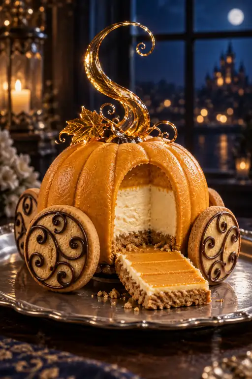 Midnight Pumpkin Carriage for the Ball