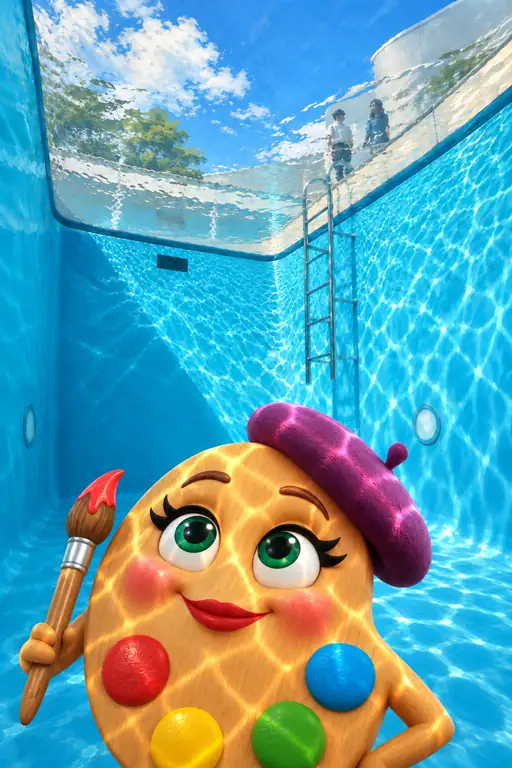 Coloring the Pool with a Smile