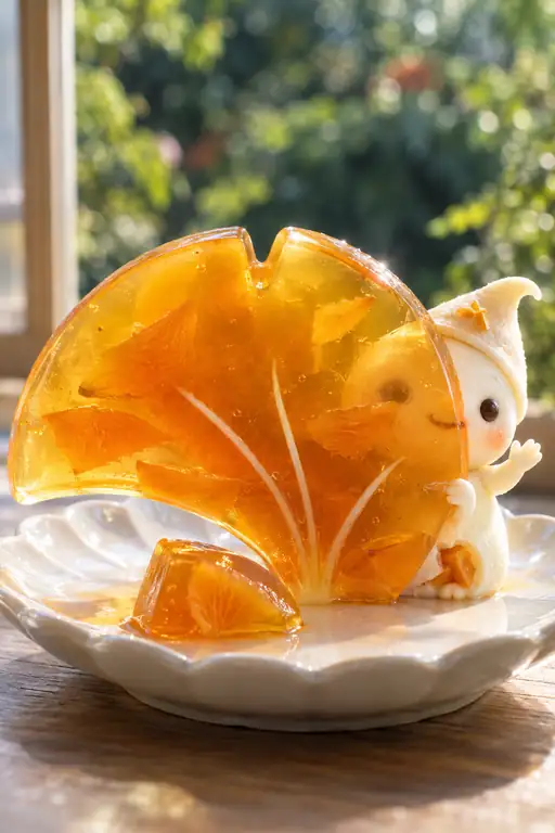 Peekaboo Behind the Golden Leaf