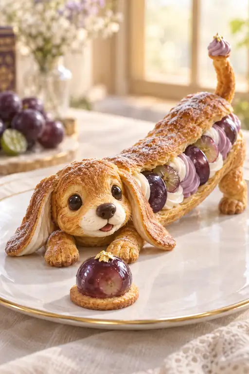 A Grape for the Playful Pup