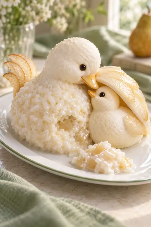 Pear Wings for a Little Chick
