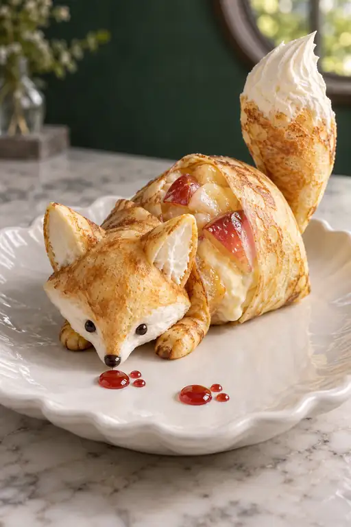 The Fox Finds a Trail of Berry Drops