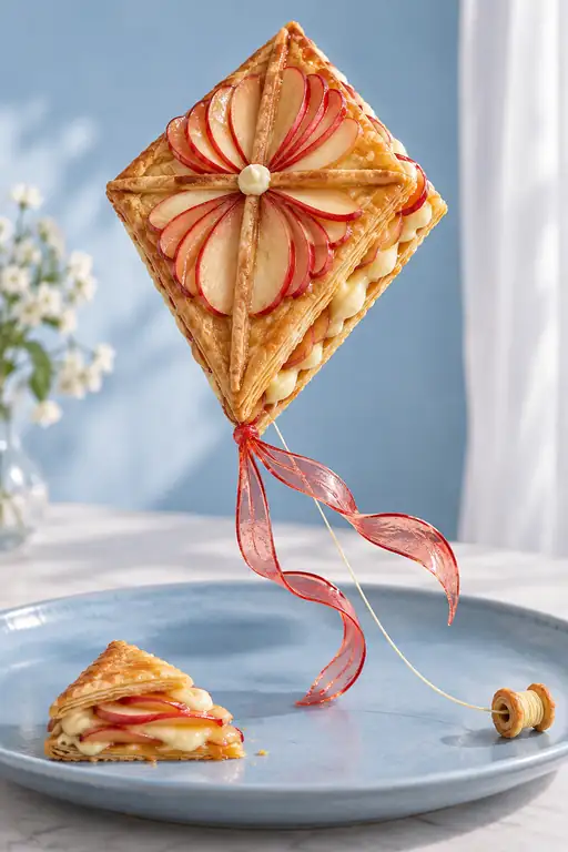 An Apple Kite Takes Flight