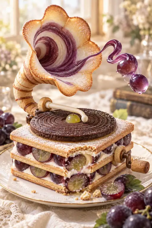 Grape Notes from a Pastry Gramophone