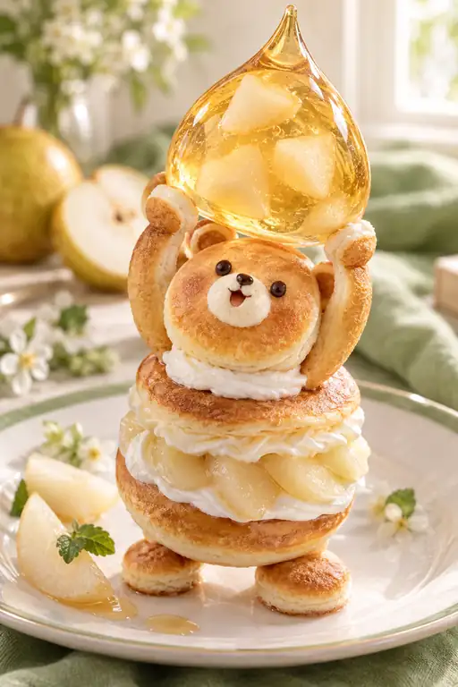 The Bear Who Held a Drop of Pear Light