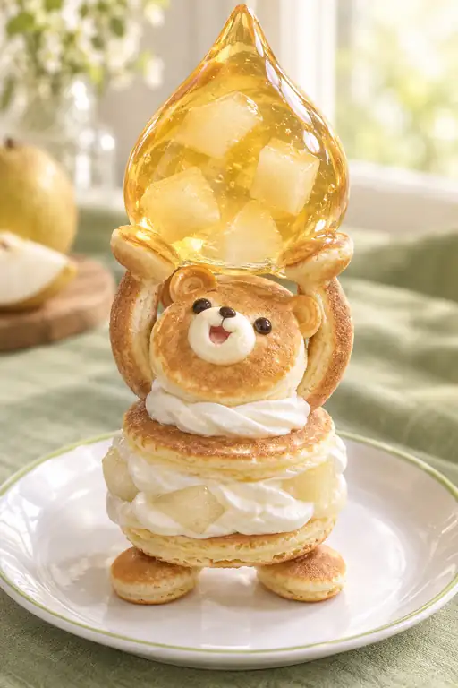 小さなくまの黄金の洋梨雫