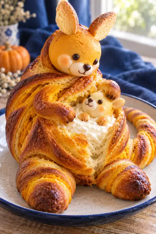 Pumpkin Warmth in Mother's Pouch