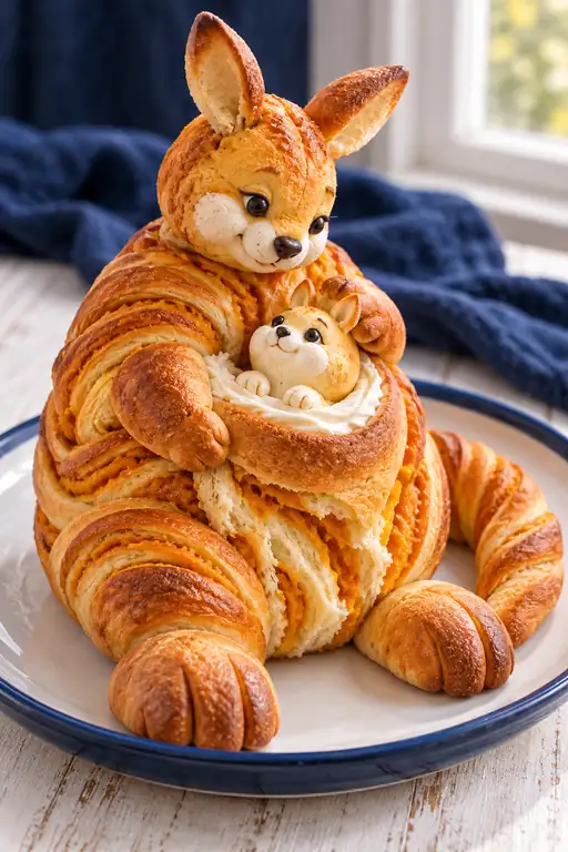 The Joey in a Golden Pastry Cradle