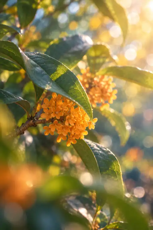 Autumn's Fragrance in One Sunlit Corner