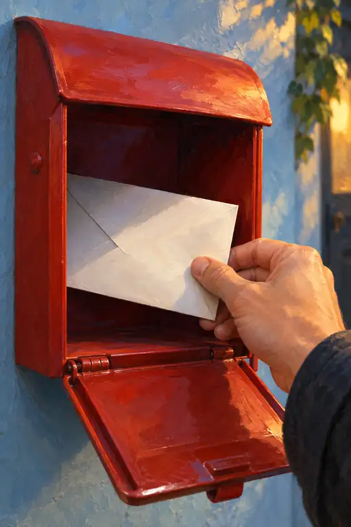A Letter in the Evening Light
