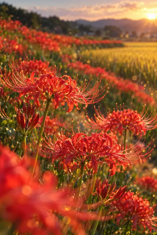 実りの日を紅に染めて