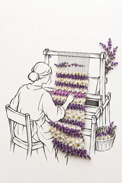 Patient Hours in Violet and White