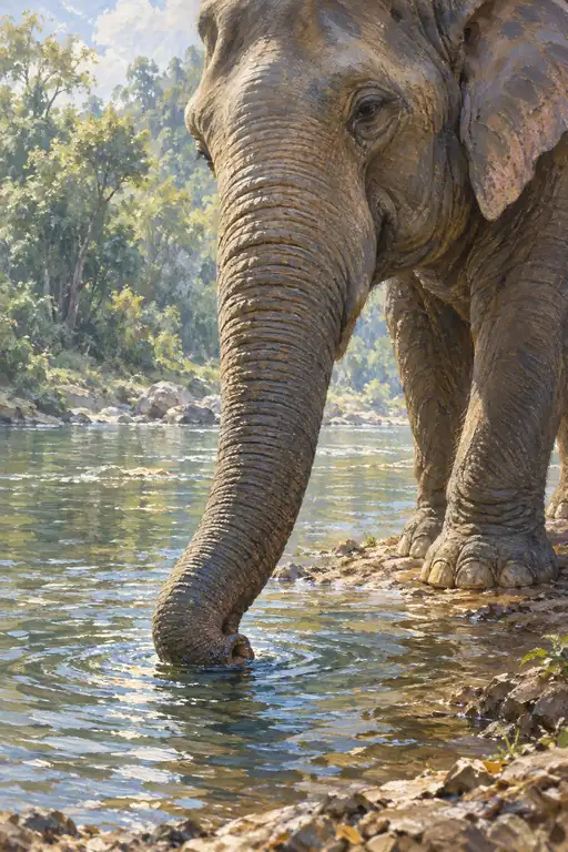 The River Feels a Gentle Weight