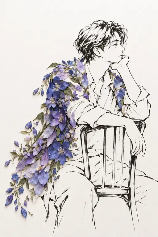 The Blue I Keep to Myself
