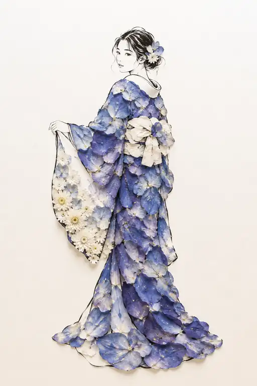 A Glance Held in Blue