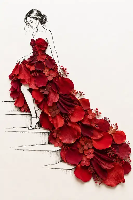 One Careful Step in All This Red