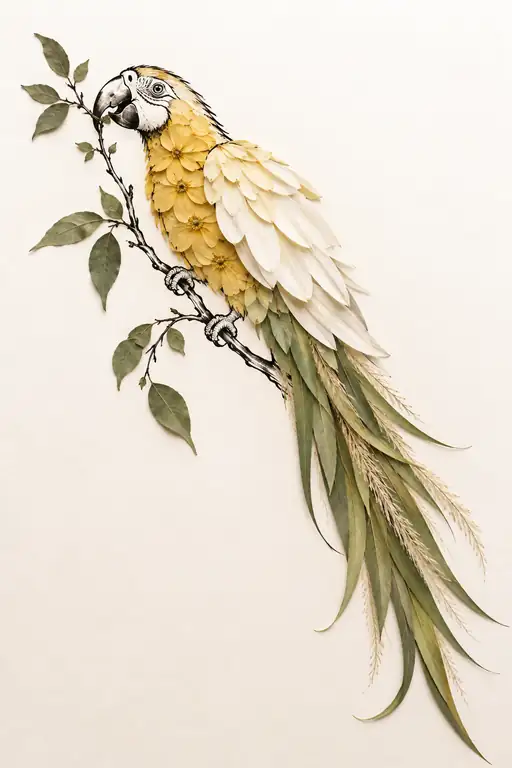 Golden Ease on a Familiar Branch