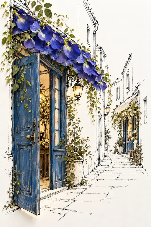The Blue Door Knows My Name