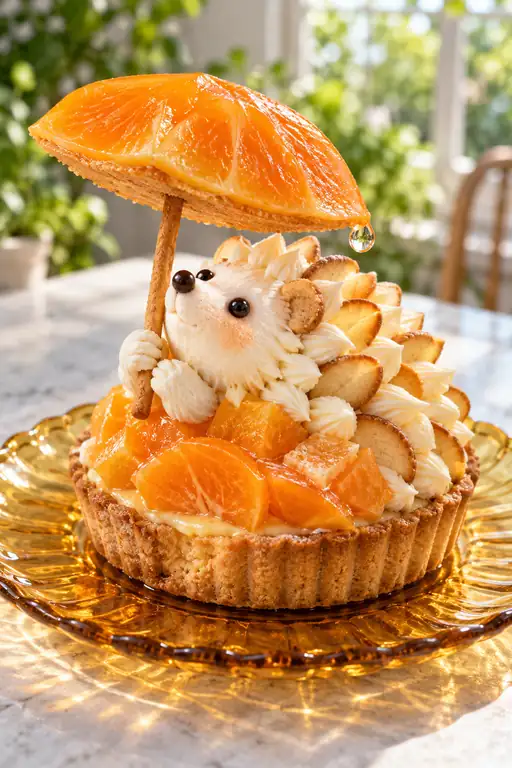 Under the Sunlit Citrus Umbrella