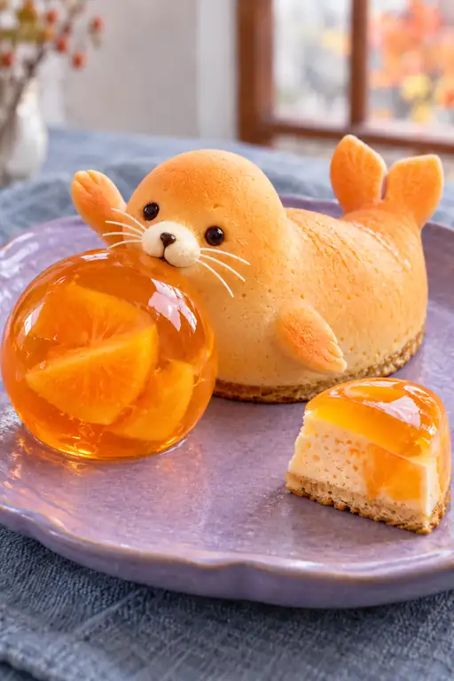 琥珀の玉とあそぶ波間