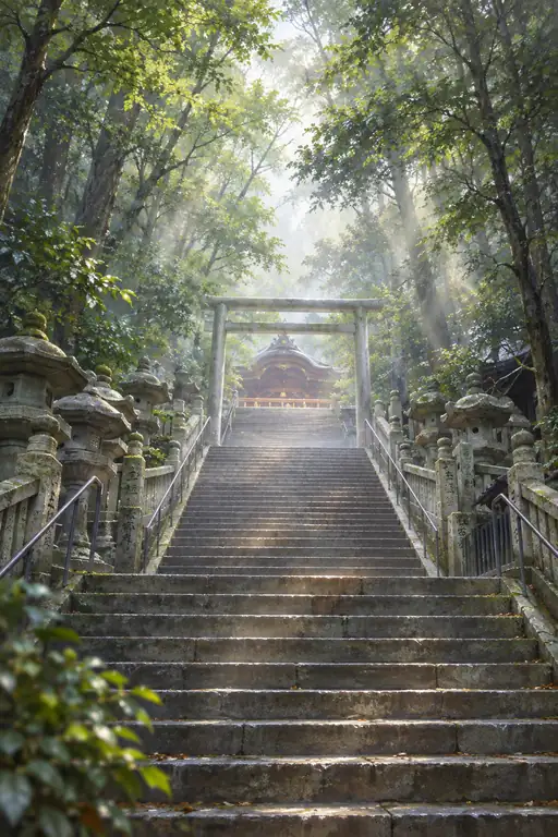 Beams of Light upon the Ancient Stair