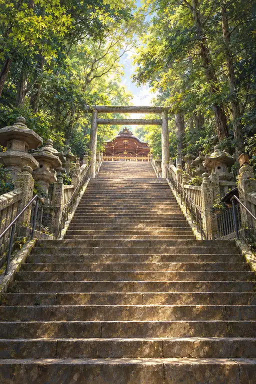Stairway to the Mountain Shrine