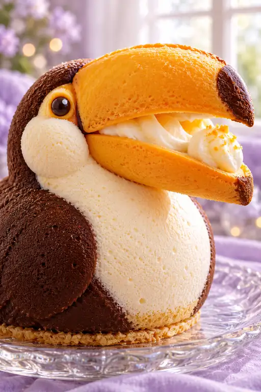 大嘴の間にひらく甘き朝